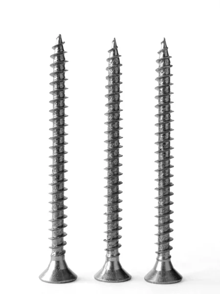 Three screws — Stock Photo, Image