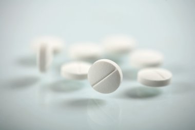 White pills clipart