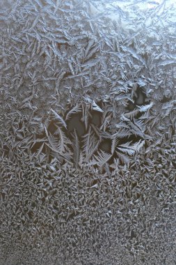 Frost on a window clipart