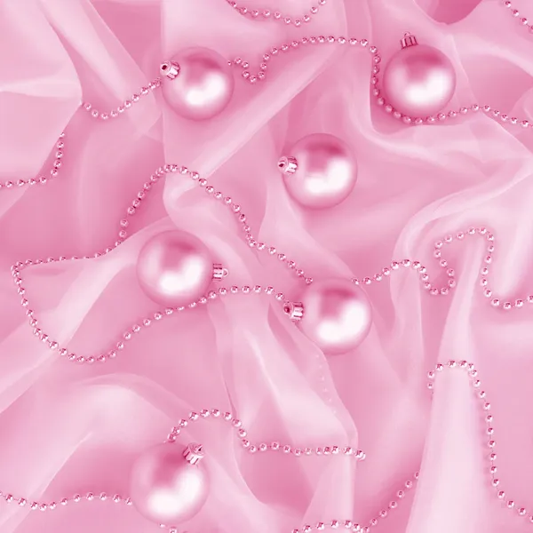 Pink christmas background — Stock Photo, Image