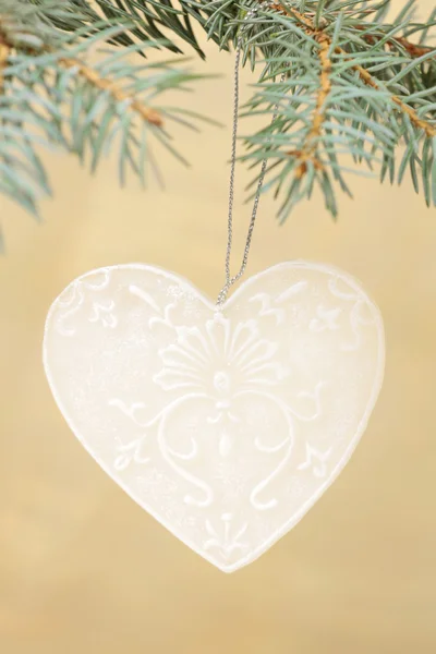Corazón de Navidad — Foto de Stock