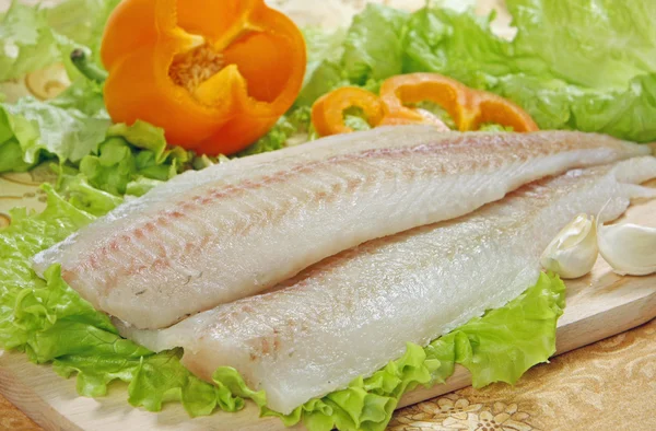 Filete de pescado crudo —  Fotos de Stock