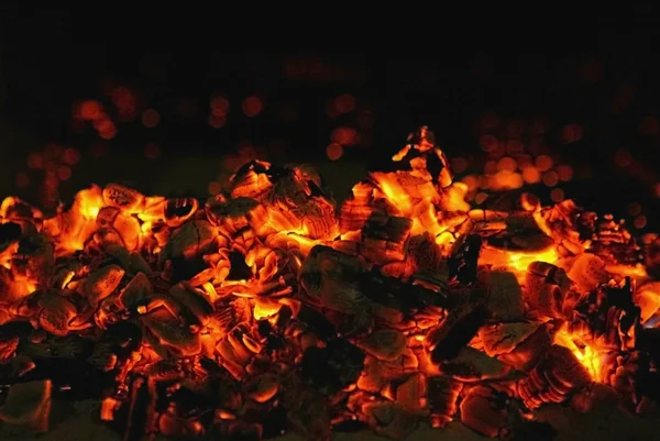 붉은 석탄 — 스톡 사진