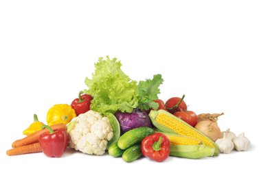 Group of vegetables clipart