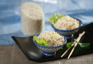 Rice salad clipart