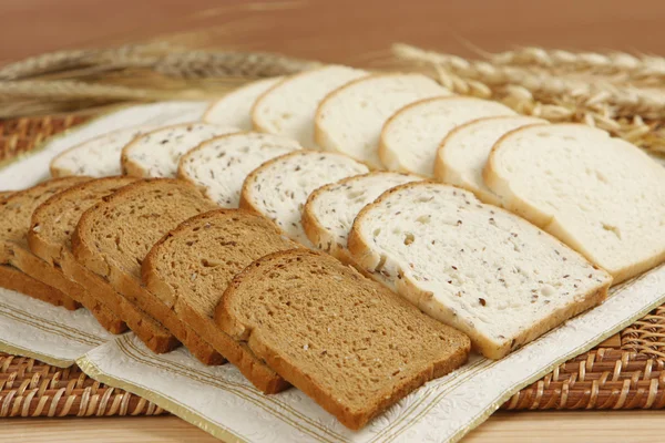 Szeletelt kenyér — Stock Fotó