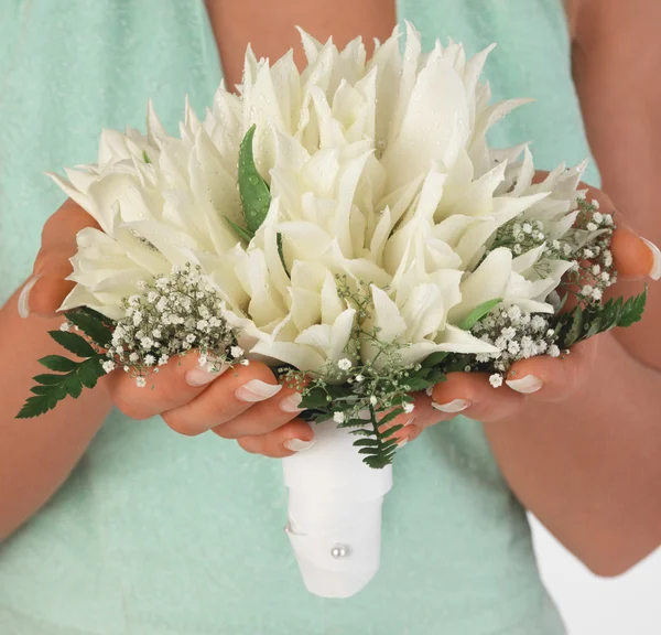 Bouquet di tulipani bianchi — Foto Stock