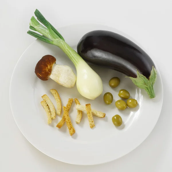 Вегетарианская еда — стоковое фото