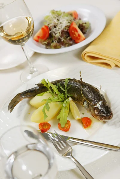 魚料理のレストラン — ストック写真