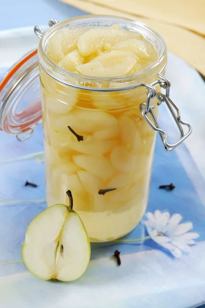 Pear compote — Stock Photo, Image