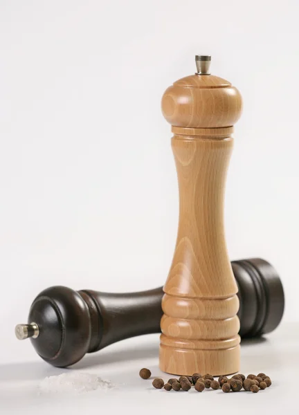 stock image Wooden peppermills