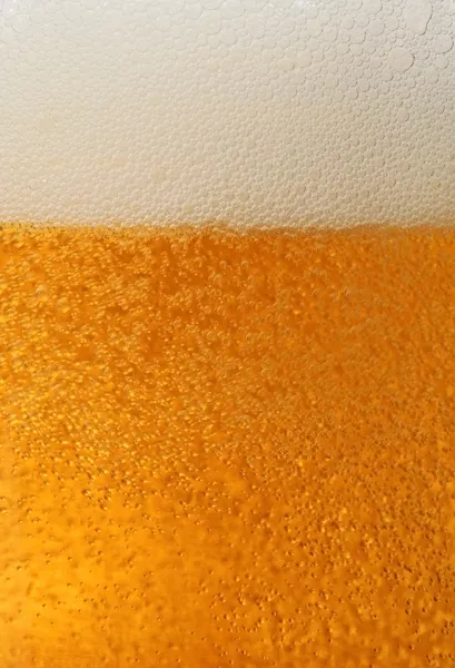Cerveja macro — Fotografia de Stock