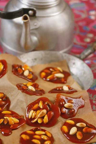Caramelo com amendoim — Fotografia de Stock