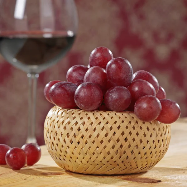 Uvas vermelhas — Fotografia de Stock