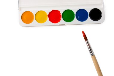 Water colour paints clipart