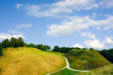 Hills, summer, Lithuania clipart