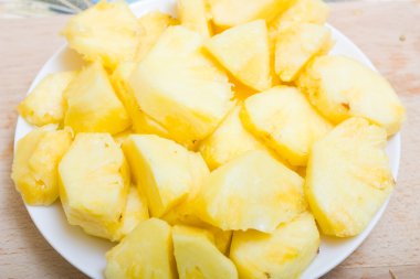 doğranmış ananas