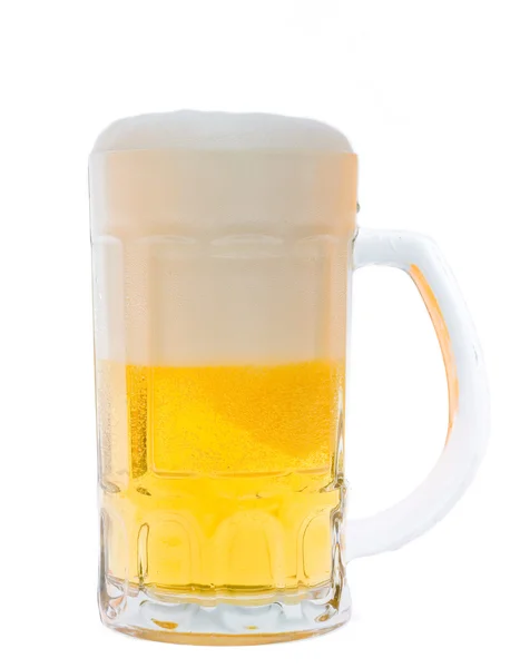 Caneca de cerveja, isolada — Fotografia de Stock