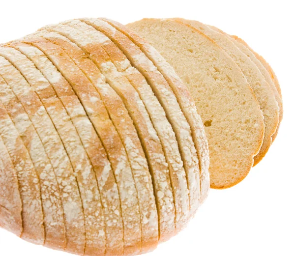 Bread, white background — Stock Photo, Image