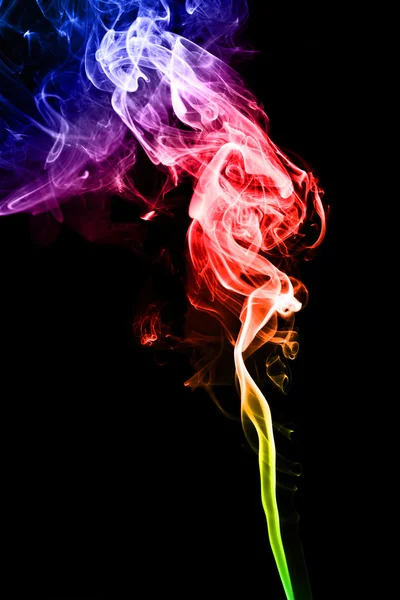 Färgad rök — Stockfoto