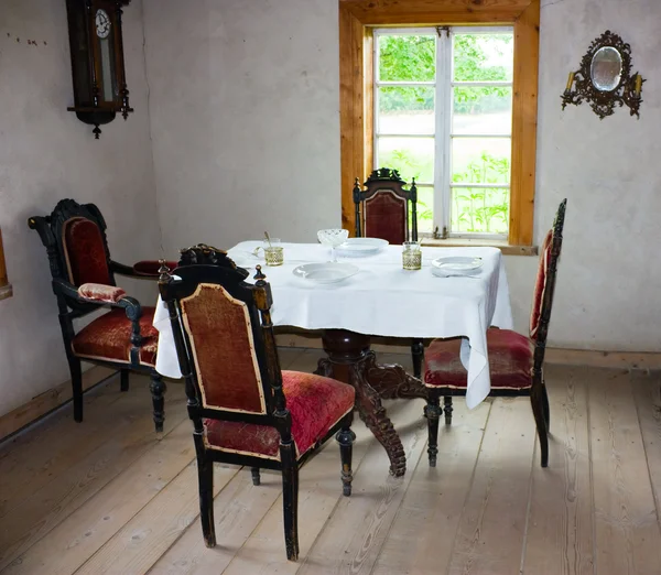 Interior of the old village houses — Stock Photo, Image