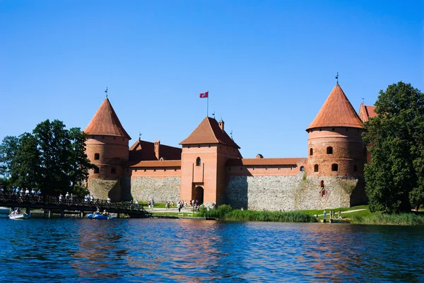 Trakai，立陶宛的城堡Hrad Trakai, Litvaリトアニア、トラカイ城 — 图库照片