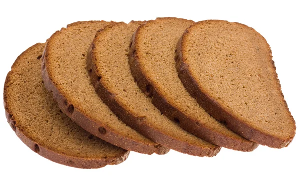 Sliced bread, isolated — Stock Photo, Image