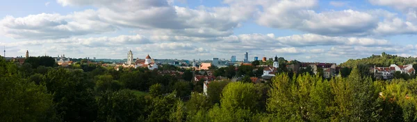 stock image Panorama of Vilnius