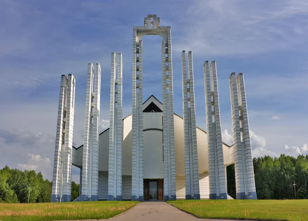 Moderne kerk elektrenai, Litouwen — Stockfoto
