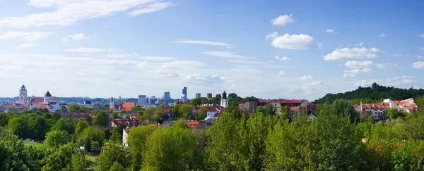 stock image Panorama of the city of Vilnius, Lithuan