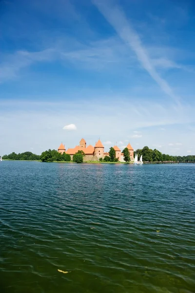 古立陶宛城堡的 trakai — 图库照片
