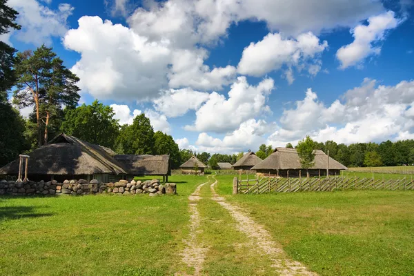 Old Lithuanian village — Stock Photo, Image