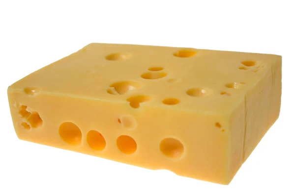 Φέτα τυρί, απομονωμένη — Φωτογραφία Αρχείου