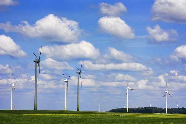 風力発電の分野 — ストック写真