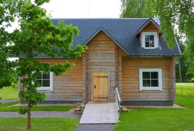 Wooden house clipart