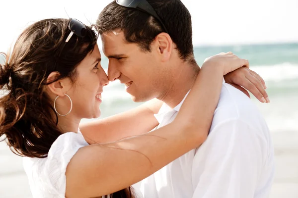 Young couple romancing each other — Stock Photo, Image