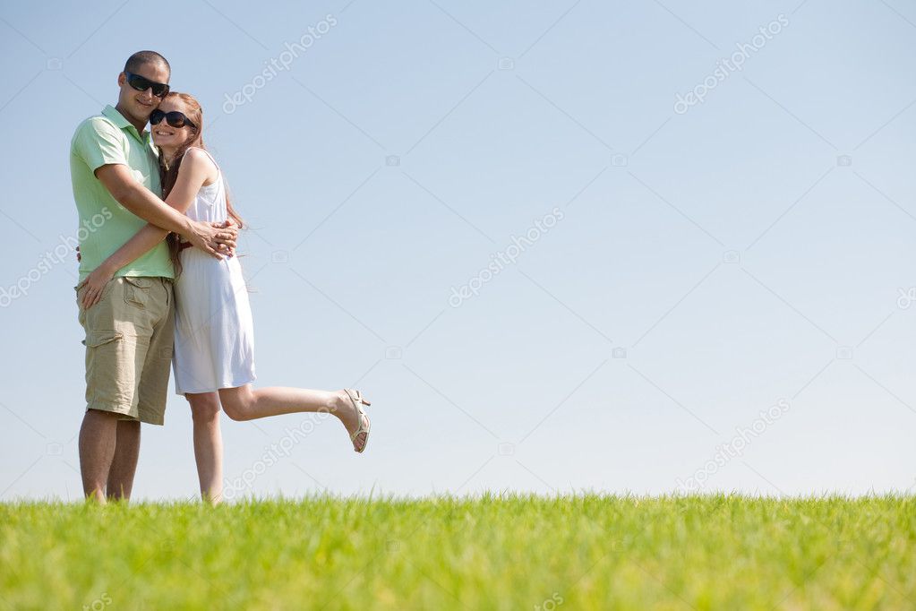 Young Couple Having A Good time