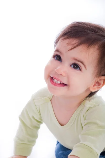 Close up van kleine Kaukasische babyjongen — Stockfoto