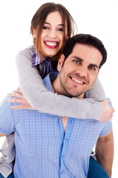 Man with her girlfriend Royalty Free Stock Images