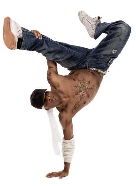 Dancer during his practice session — Stock Photo, Image