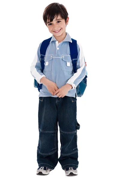 Ung pojke stående — Stockfoto