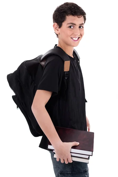 Side pose of handsome teenager — Stock Photo, Image
