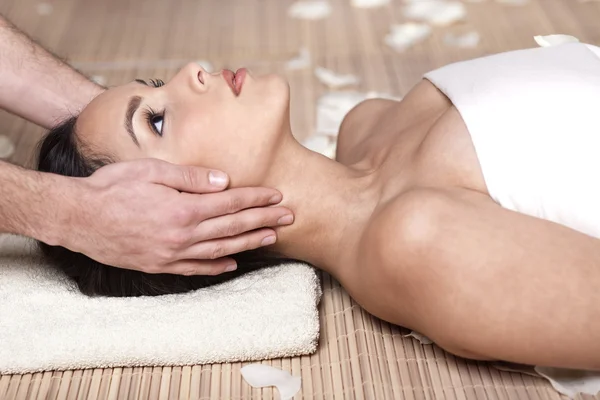 Massage,flower,spa gels — Stock Photo, Image