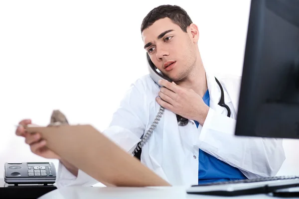 Doctor convey his notes — Stock Photo, Image