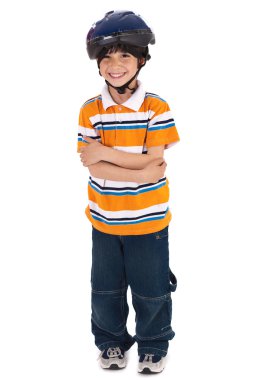 Full length image of a lovely kid ready clipart