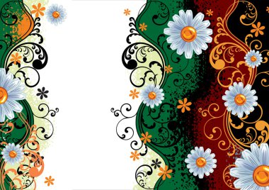 Abstract floral background clipart