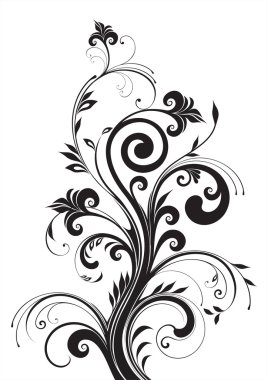 Abstract floral background clipart