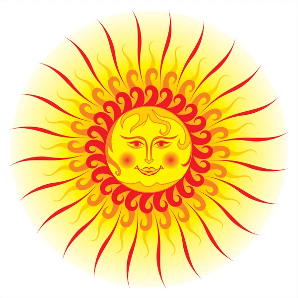 Sol de verano — Archivo Imágenes Vectoriales