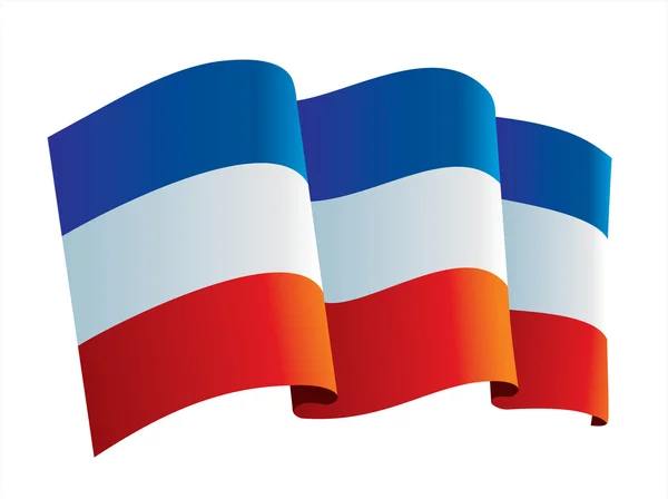 Vlag van Joegoslavië — Stockvector