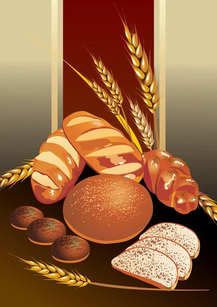 Chleb — Wektor stockowy